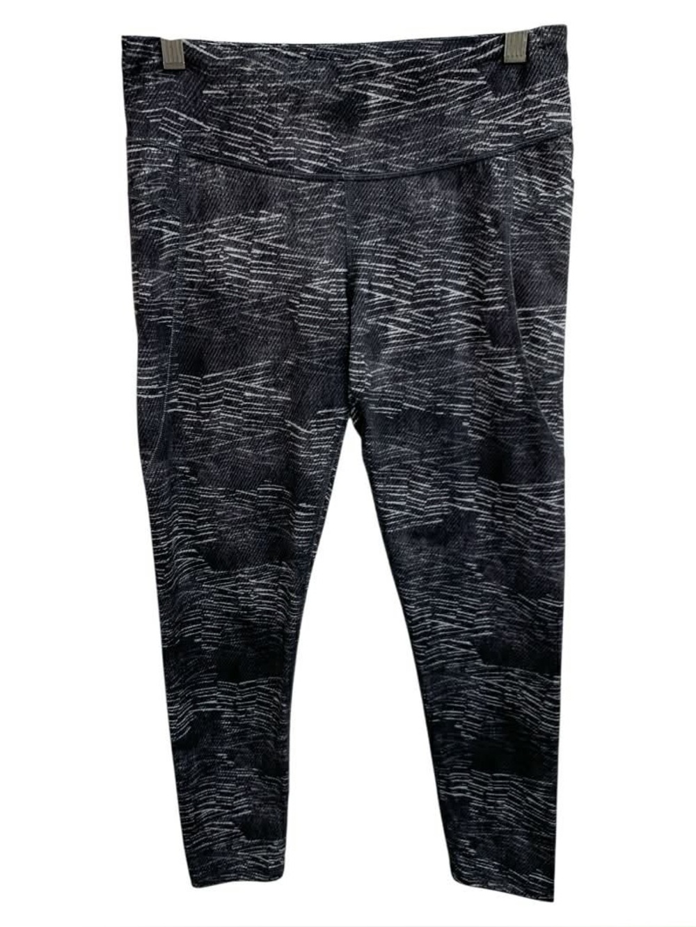 Champion Black and White Abstract Leggings Size M